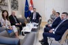 Speaker of the House of Peoples of the PA BiH Dr. Dragan Čović met in Zagreb with the Prime Minister of the Republic of Croatia 